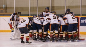Pre-Game Hockey Huddle