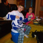 Young Leafs fan