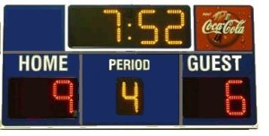 hockey scoreboard