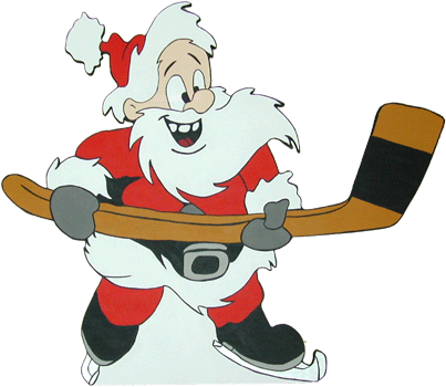 Santa Claus hockey