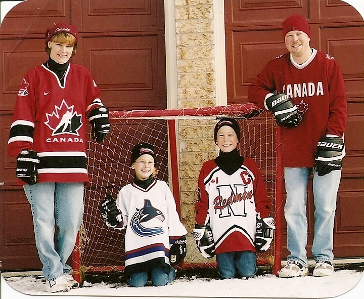 Canadian Hockey Family