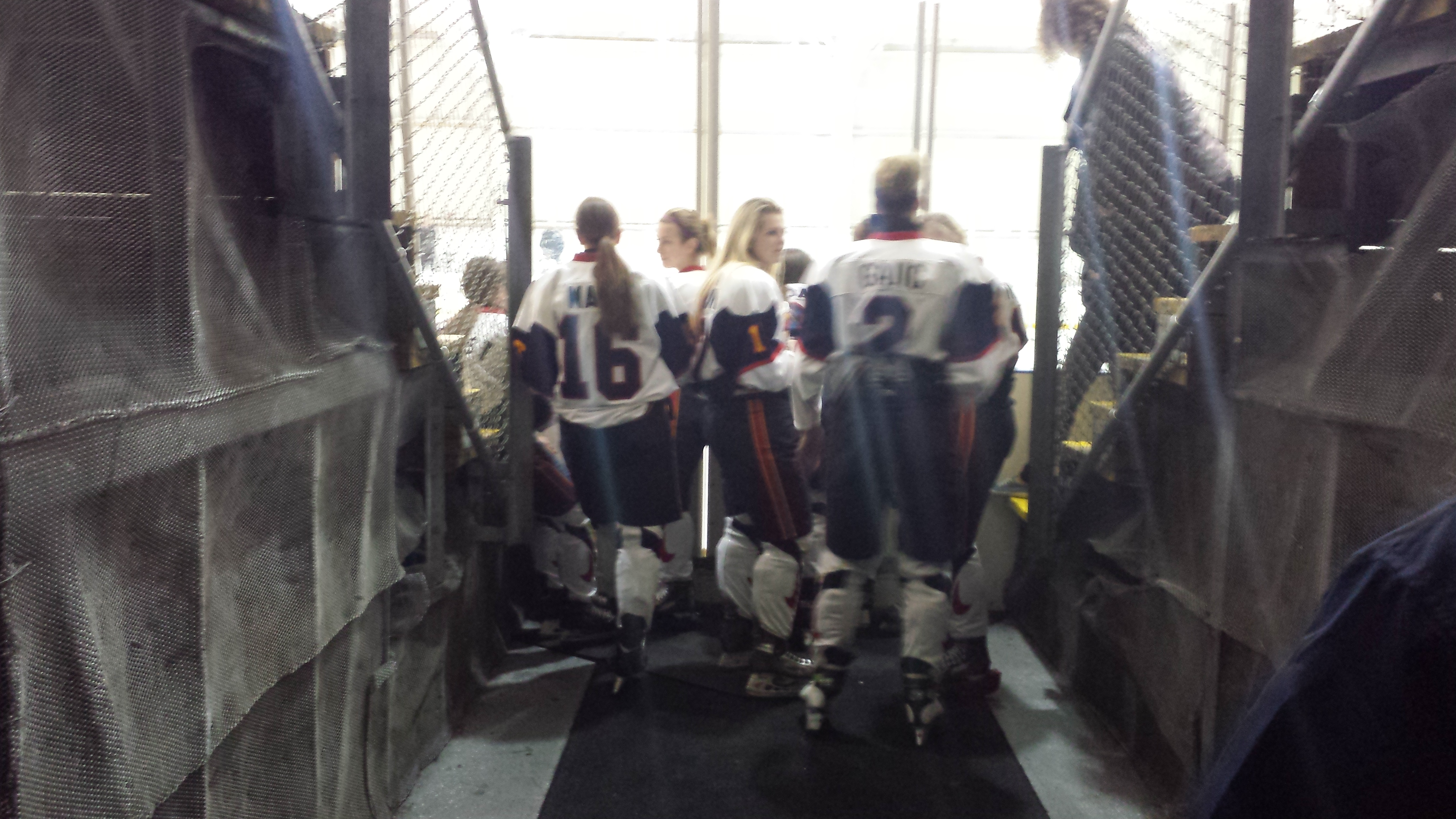 Waiting to Take To the Ice