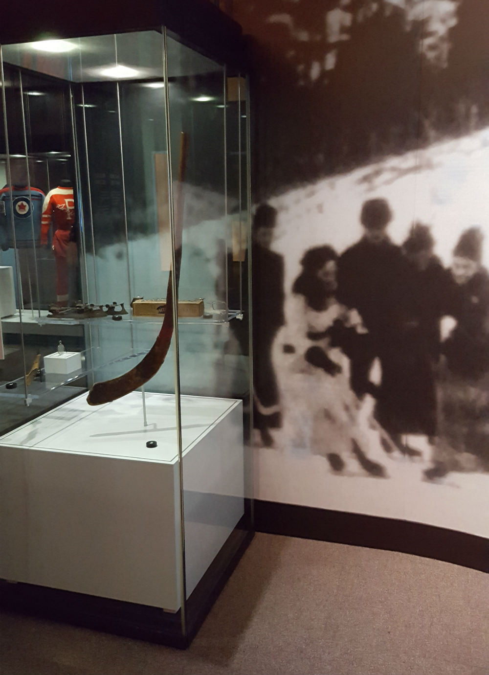 Old Indigenous Hockey Stick and Women's Game